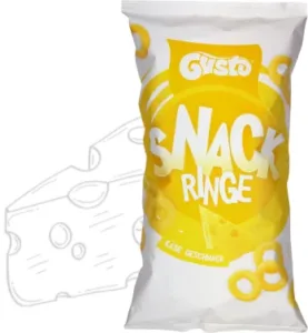 1 PACZKA Krążków kukurydzianych <i>o smaku serowym 100g</i>