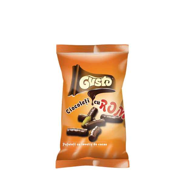 Chrupki kukurydziane <i>w czekoladzie o smaku rumu 50g</i>