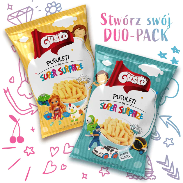 BOX chrupki kukurydziane z 3 super niespodziankami 85g---DUOPACK