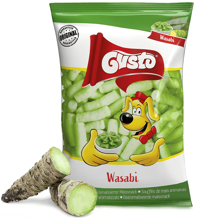 Chrupki kukurydziane Gusto o smaku wasabi 80g