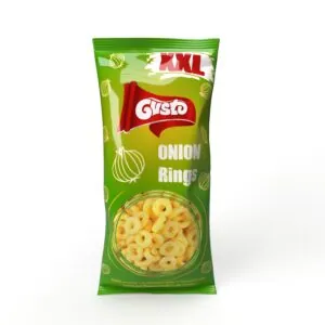 1 PACZKA Krążków kukurydzianych <i>o smaku cebulowym 300g</i>